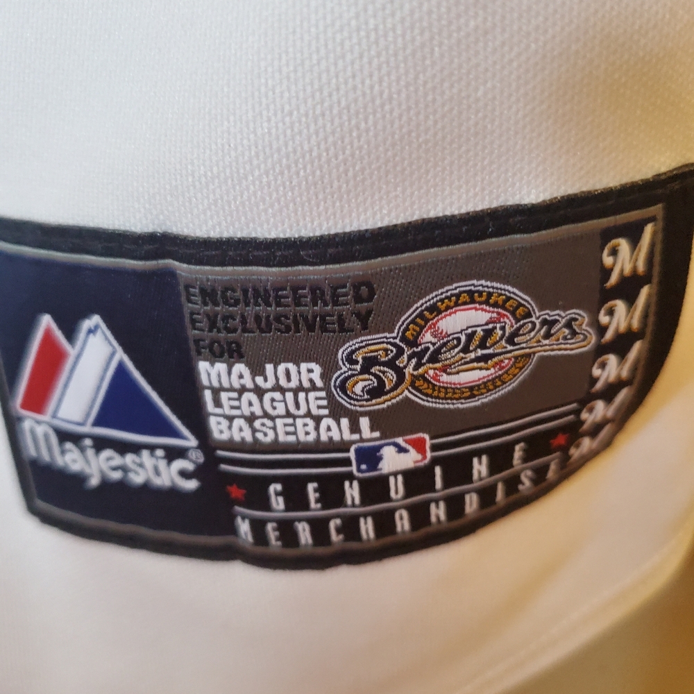 Milwaukee Brewers Major League Baseball Cecil fielder's #28 jersey - Picture 3 of 4